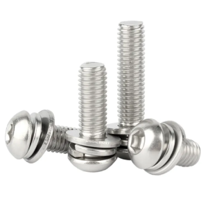 ISO7380 SUS316 Pan Head Hexagon Socket Bolts