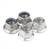 Wholesales HEX Flange Nylon Lock Nuts