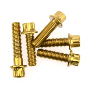 M3 M4 M5 M6 flat countersunk head color anodized aluminum screw bolts