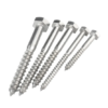 Stainless304 316 Steel Hex Head Wood Screw