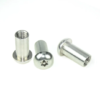 Steel Nickel Plated Flat Head Socket Furniture Connector Nut