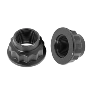 Ti64 Gr5 Titanium 12 Point Flange Metal Locking Nut