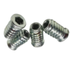 Zinc Alloy Thread For Wood Insert Flanged Hex Drive Head Nut Furniture Nuts