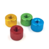 aluminum Tighten Nut M3 M4 knurled anodized aluminium thumb nut