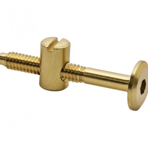 brass knurled insert cross dowel hexhead nuts